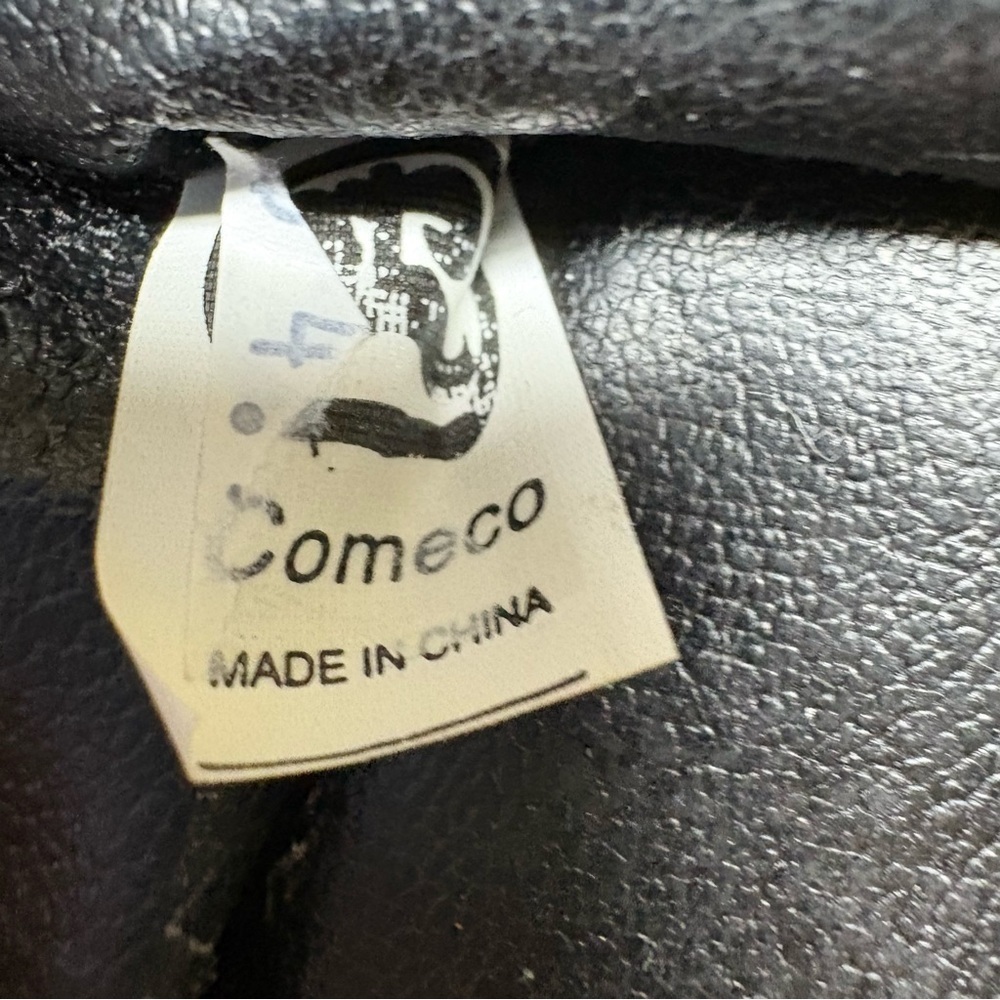 ❤️ Vintage Comeco Black Faux Ostrich Kiss-Lock Wallet with Gold Frame - Picture 6 of 9
